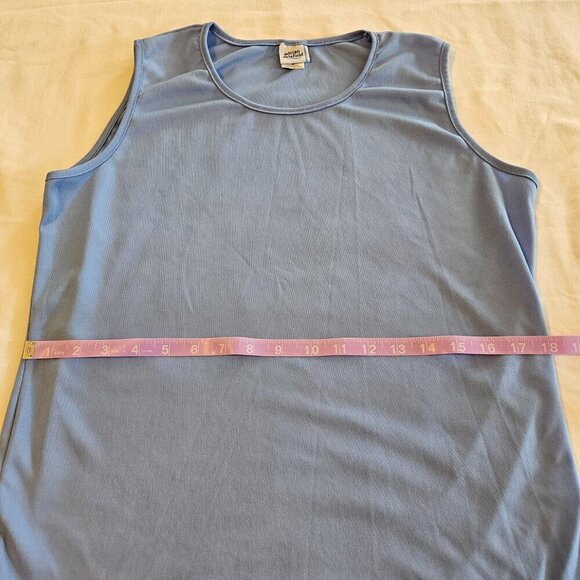 Asrian Delafield Two Layer Blue Top - Picture 3 of 10